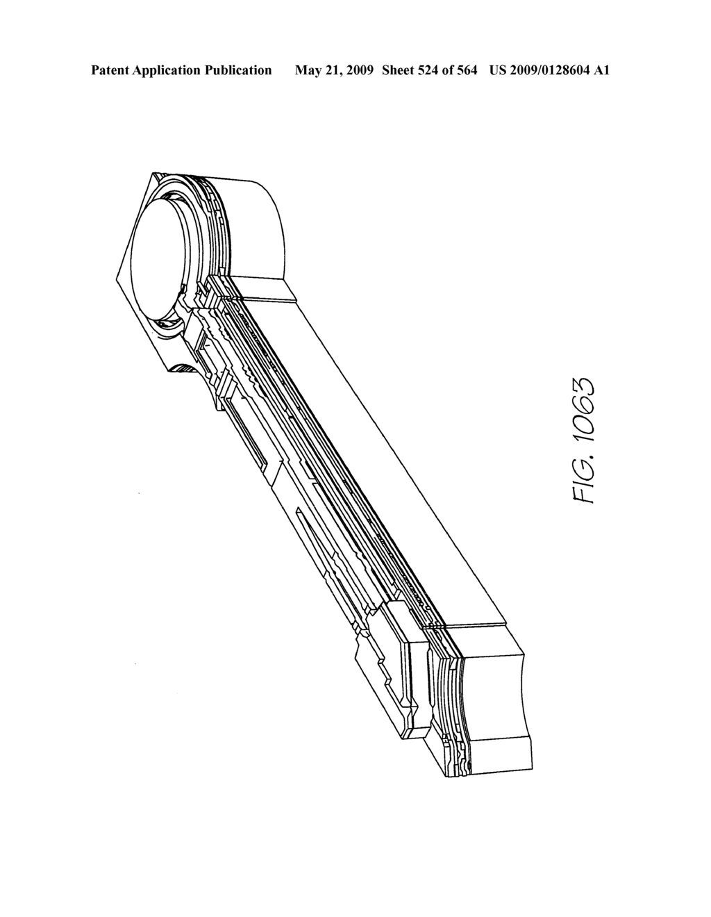 INKJET NOZZLE WITH PADDLE LAYER SANDWICHED BETWEEN FIRST AND SECOND WAFERS - diagram, schematic, and image 525