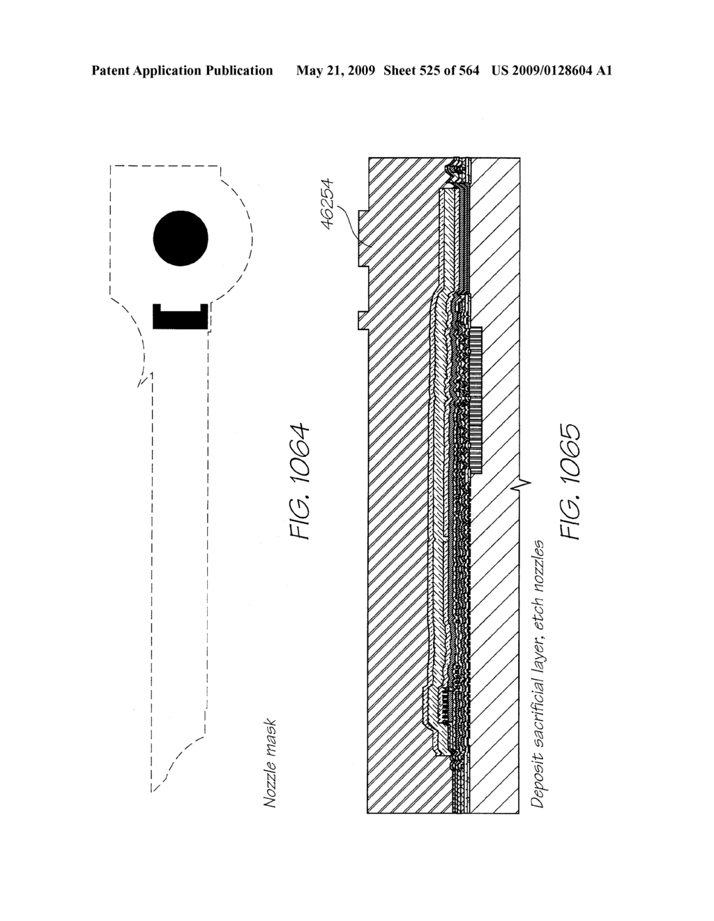 INKJET NOZZLE WITH PADDLE LAYER SANDWICHED BETWEEN FIRST AND SECOND WAFERS - diagram, schematic, and image 526