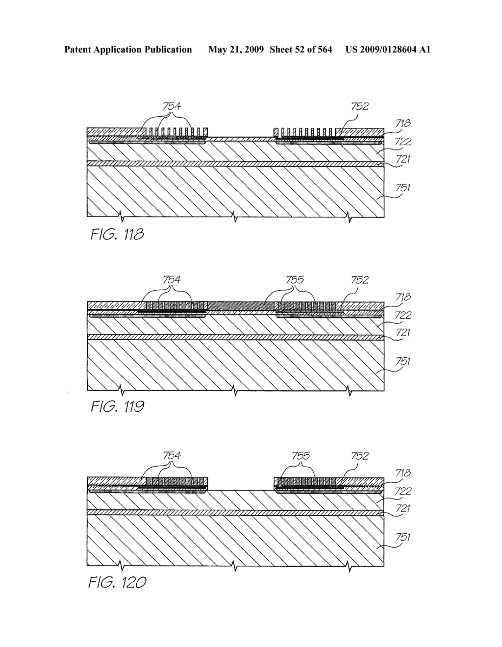 INKJET NOZZLE WITH PADDLE LAYER SANDWICHED BETWEEN FIRST AND SECOND WAFERS - diagram, schematic, and image 53