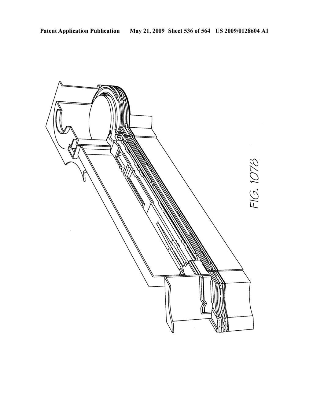 INKJET NOZZLE WITH PADDLE LAYER SANDWICHED BETWEEN FIRST AND SECOND WAFERS - diagram, schematic, and image 537