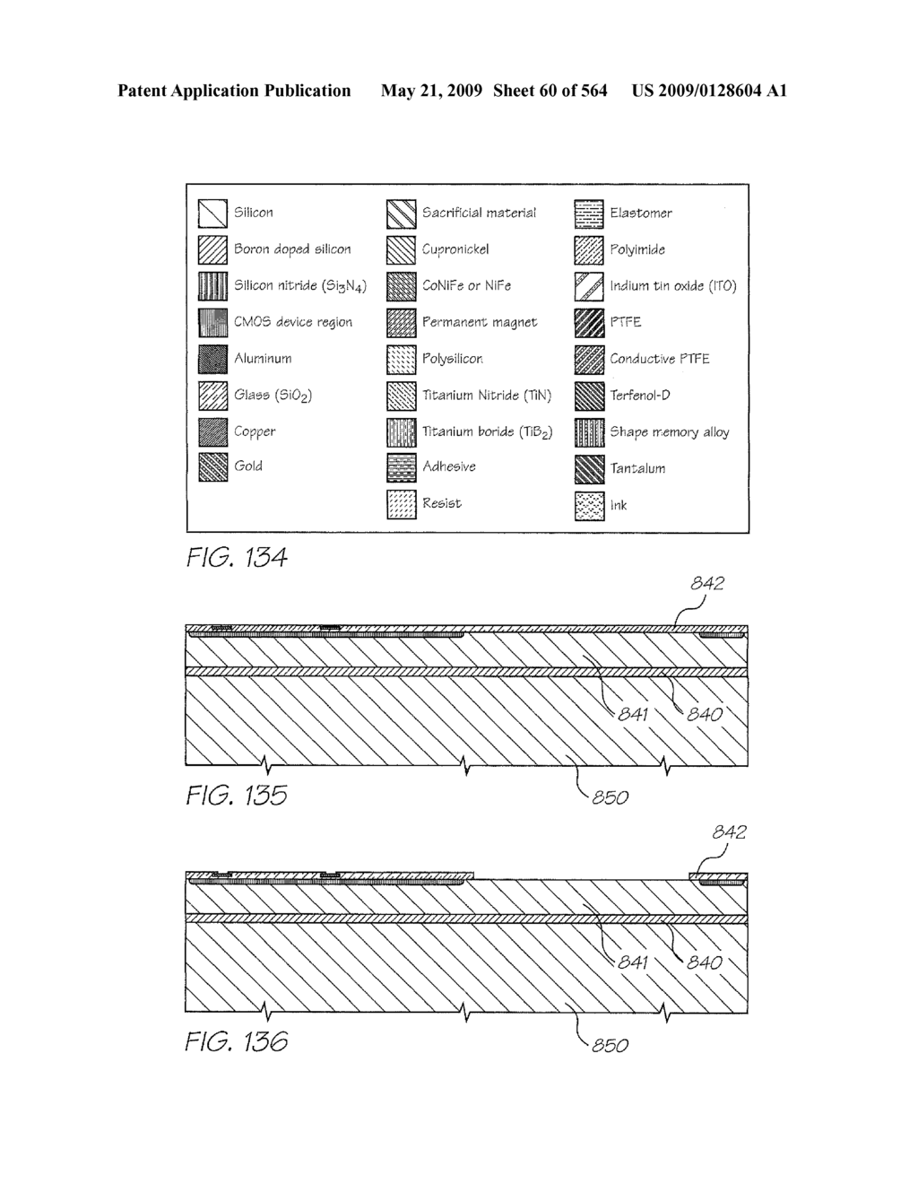 INKJET NOZZLE WITH PADDLE LAYER SANDWICHED BETWEEN FIRST AND SECOND WAFERS - diagram, schematic, and image 61