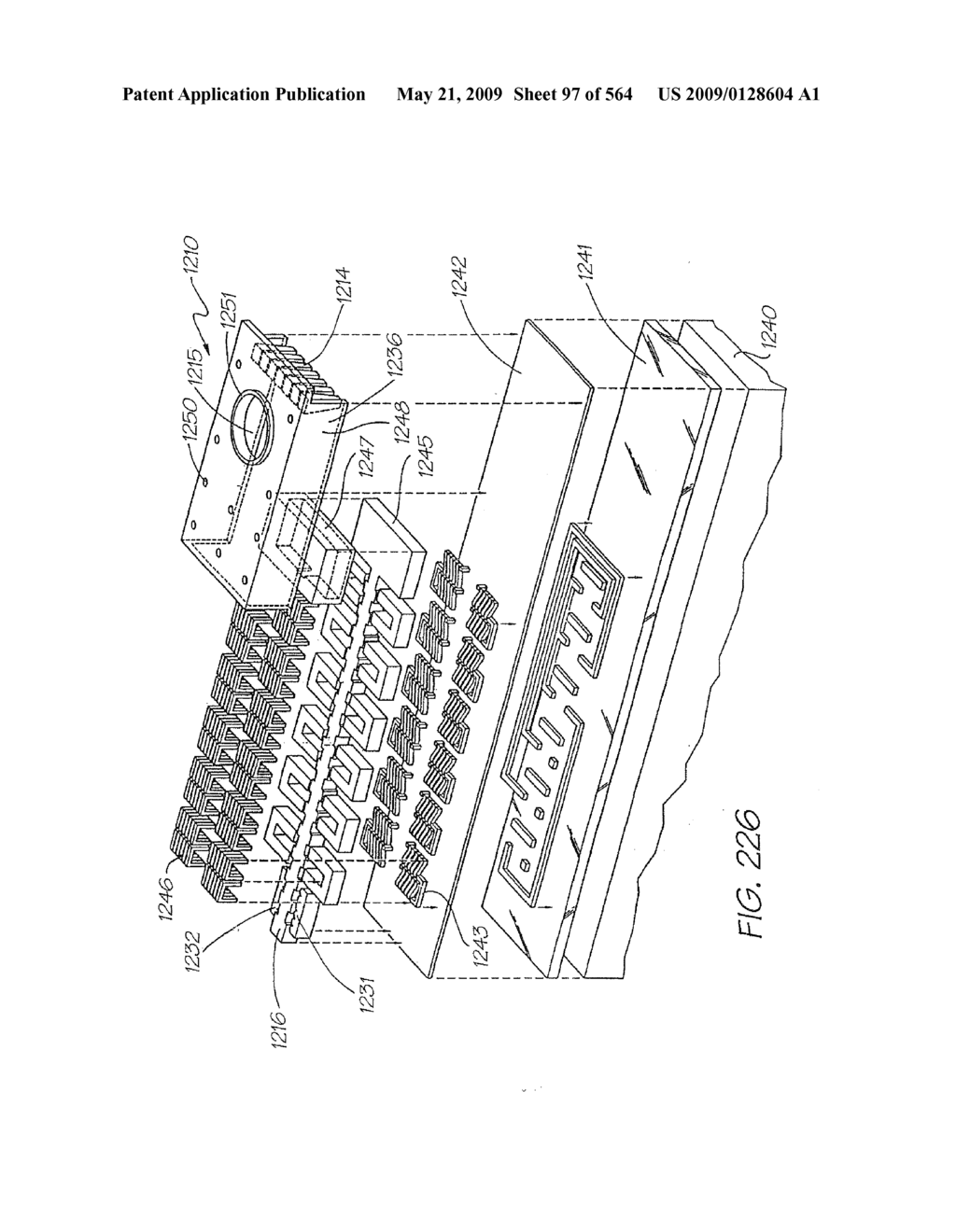 INKJET NOZZLE WITH PADDLE LAYER SANDWICHED BETWEEN FIRST AND SECOND WAFERS - diagram, schematic, and image 98