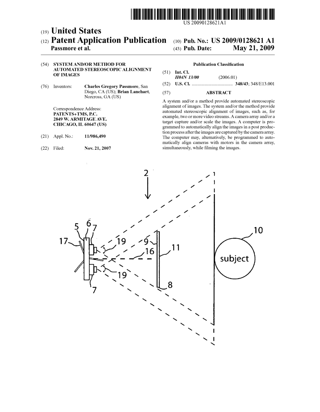 System and/or method for automated stereoscopic alignment of images - diagram, schematic, and image 01