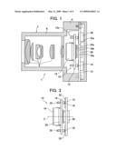 Image blur correction device and imaging device furnished therewith diagram and image