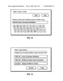 SYSTEMS AND METHODS FOR COLOR CORRECTION PROCESSING AND NOTIFICATION FOR DIGITAL IMAGE DATA GENERATED FROM A DOCUMENT IMAGE diagram and image