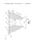 LED COLLIMATOR HAVING SPLINE SURFACES AND RELATED METHODS diagram and image