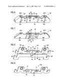 Closing apparatus for a withdrawable-part rack diagram and image