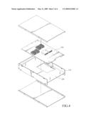 COMPUTER HOST HAVING TWO LAYERS INSIDE diagram and image