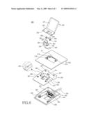 CRADLE FOR A PORTABLE TERMINAL diagram and image