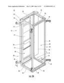 ELECTRONIC EQUIPMENT ENCLOSURE WITH EXHAUST AIR DUCT AND ADJUSTABLE FILLER PANEL ASSEMBLIES diagram and image