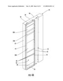 ELECTRONIC EQUIPMENT ENCLOSURE WITH EXHAUST AIR DUCT AND ADJUSTABLE FILLER PANEL ASSEMBLIES diagram and image