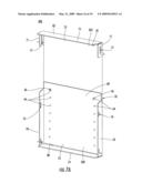 ELECTRONIC EQUIPMENT ENCLOSURE WITH EXHAUST AIR DUCT AND ADJUSTABLE FILLER PANEL ASSEMBLIES diagram and image