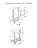 ELECTRONIC EQUIPMENT ENCLOSURE WITH EXHAUST AIR DUCT AND ADJUSTABLE FILLER PANEL ASSEMBLIES diagram and image