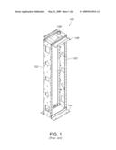 Equipment Rack and Associated Ventilation System diagram and image