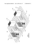 ACOUSTICALLY ABSORPTIVE ANTI-RECIRCULATION PANEL FOR ONE OR MORE ELECTRONICS RACKS OF A DATA CENTER diagram and image