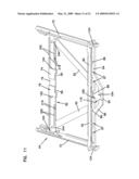 Sliding adapter panel with living hinge and forward/rearward locking diagram and image