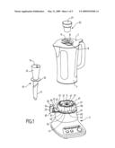 ELECTRIC FOOD PREPARATION APPLIANCE HAVING A SUPPORT FOR A MIXING ACCESSORY diagram and image