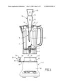 ELECTRIC FOOD PREPARATION APPLIANCE HAVING A SUPPORT FOR A MIXING ACCESSORY diagram and image