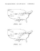 Method and System of Routing a Communication within a Network diagram and image