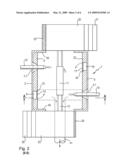 CABIN FOR COATING A WORK PIECE WITH POWDER diagram and image