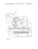 CABIN FOR COATING A WORK PIECE WITH POWDER diagram and image