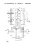 CABIN FOR COATING A WORK PIECE WITH POWDER diagram and image