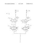 ACTIVATION CONTROL DEVICE FOR THE CLUTCH PACKS OF A HYDRAULIC DOUBLE CLUTCH diagram and image