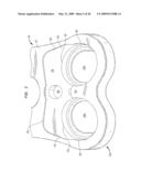 Cervical plate with a feedback device for selective association with bone screw blocking mechanism diagram and image