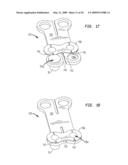 Cervical plate with a feedback device for selective association with bone screw blocking mechanism diagram and image