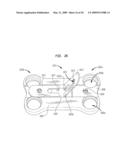 Cervical plate with a feedback device for selective association with bone screw blocking mechanism diagram and image