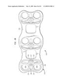 Cervical plate with a feedback device for selective association with bone screw blocking mechanism diagram and image