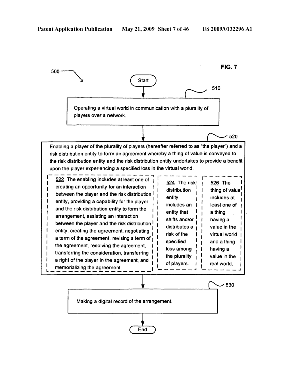 Tracking a participant loss in a virtual world - diagram, schematic, and image 08