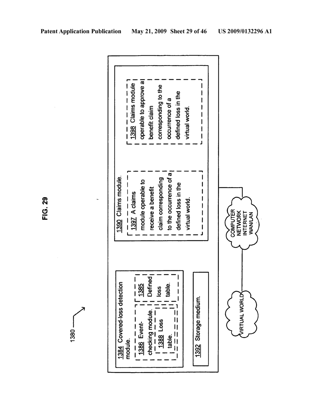 Tracking a participant loss in a virtual world - diagram, schematic, and image 30