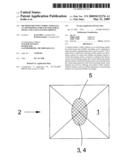 Method for using visible surfaces as advertising surfaces for aerial image and satellite recordings diagram and image