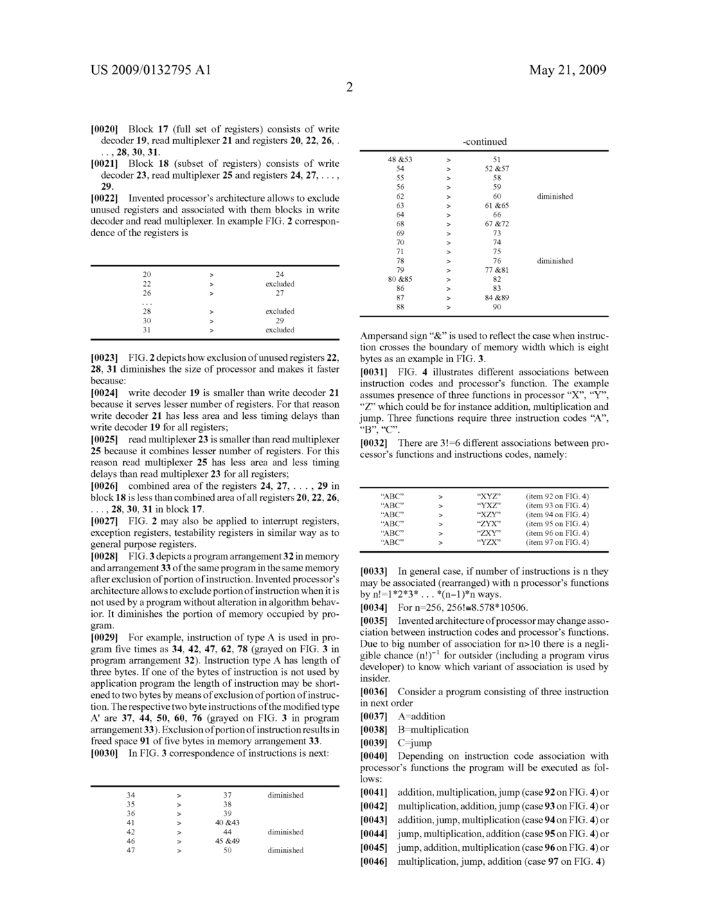 Processor with excludable instructions and registers and changeable instruction coding for antivirus protection - diagram, schematic, and image 07