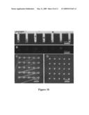 Independently-addressable, self-correcting inking for cantilever arrays diagram and image