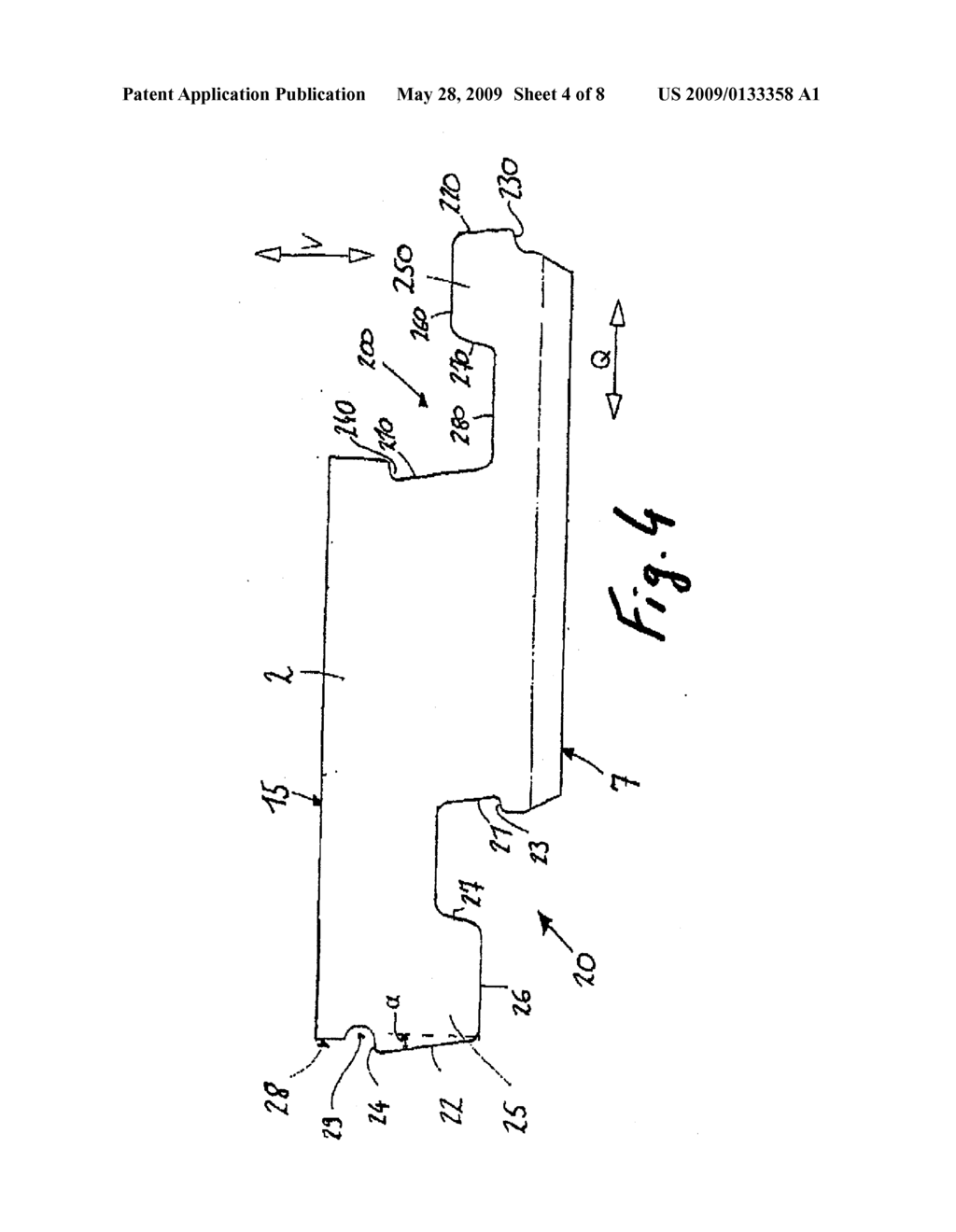 FLOOR PANEL AND METHOD OF LAYING A FLOOR PANEL - diagram, schematic, and image 05