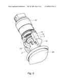 Assembly Consisting Of An Energy Transmission Member For A Hand-Operated Device And An Energy Source Having Means For The Locking In Rotation And Angular Indexing Of The Source diagram and image