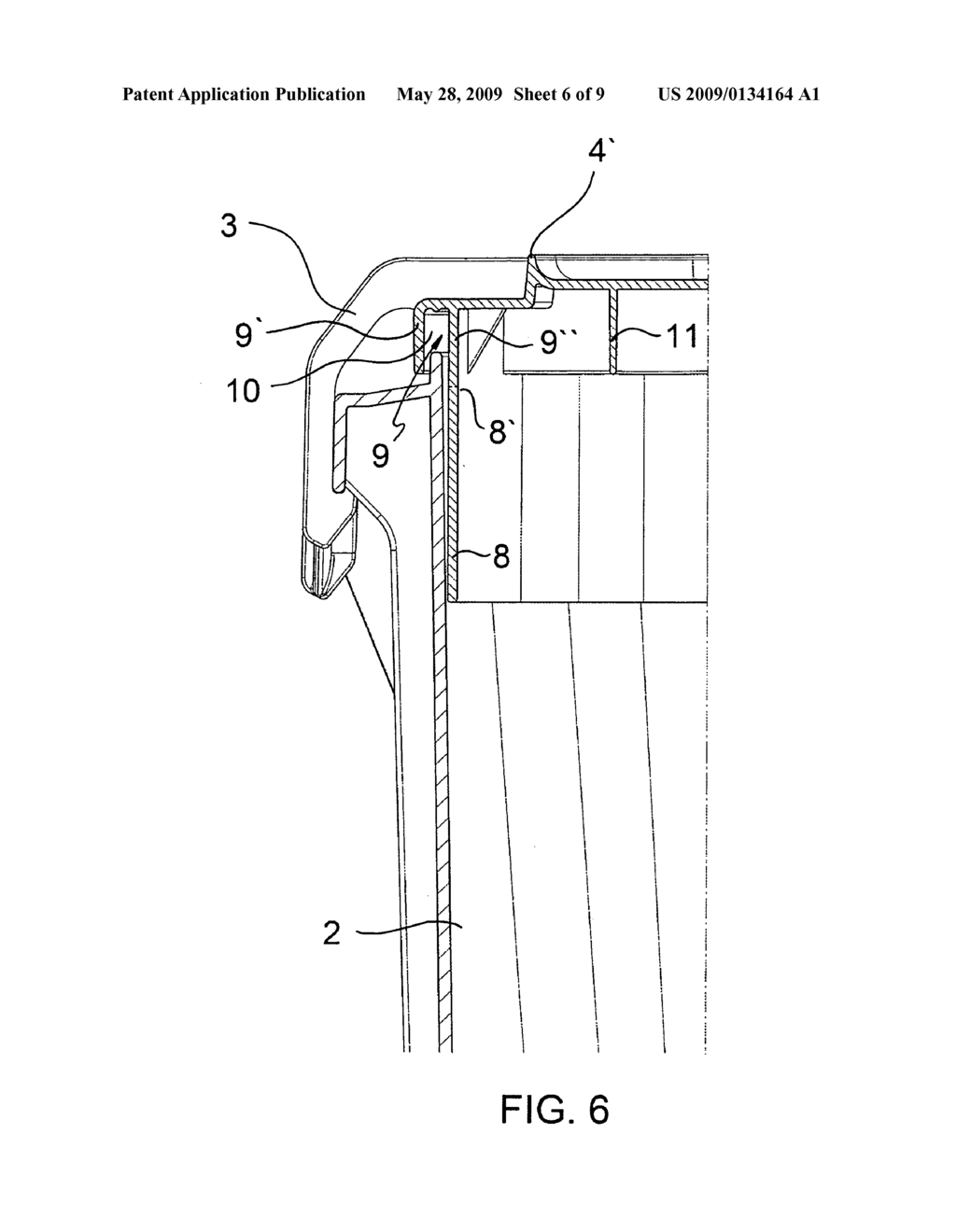 Lid assembly for a liquid container - diagram, schematic, and image 07