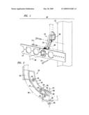 BEND SUPPORT BRACKET FOR FLEXIBLE POLYMERIC TUBING diagram and image