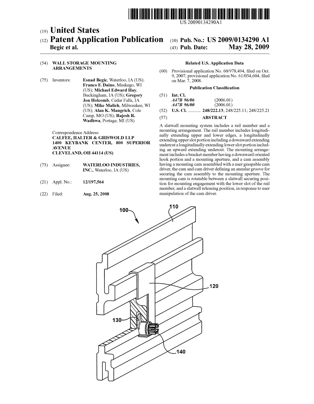 WALL STORAGE MOUNTING ARRANGEMENTS - diagram, schematic, and image 01