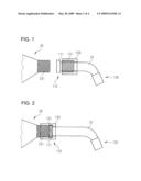 HEARING AID AND SUPPORTING HOOK TO BE ATTACHED TO A HEARING AID diagram and image