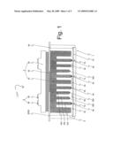 Power semiconductor module having a substrate and a pressure device diagram and image