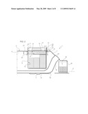 Tunnel console for passenger compartment of a vehicle diagram and image