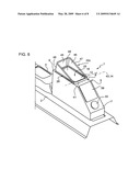 Tunnel console for passenger compartment of a vehicle diagram and image