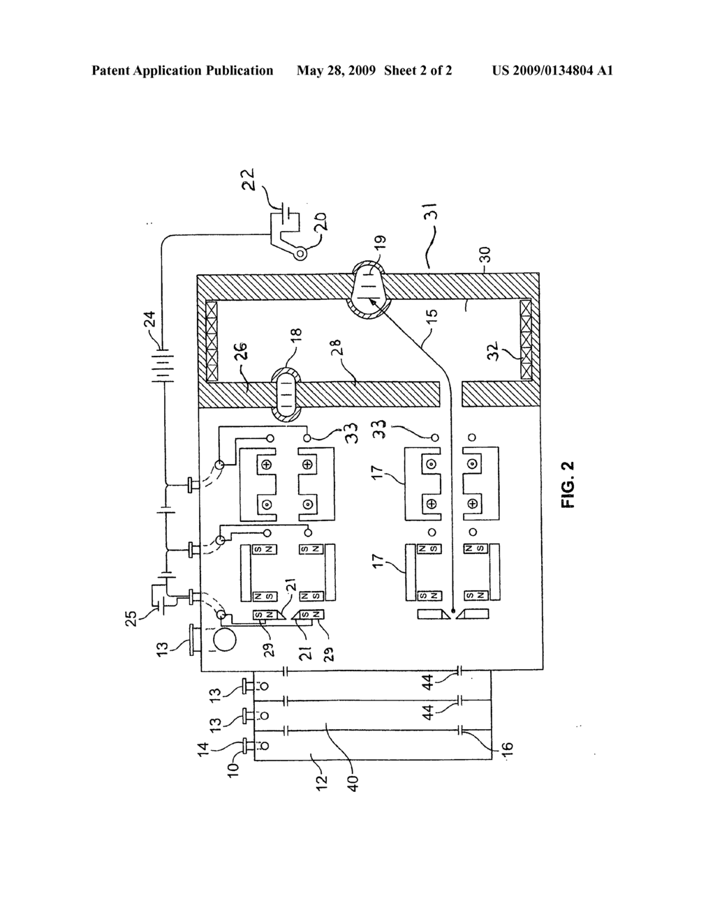 Axial hall accelerator with solenoid field - diagram, schematic, and image 03