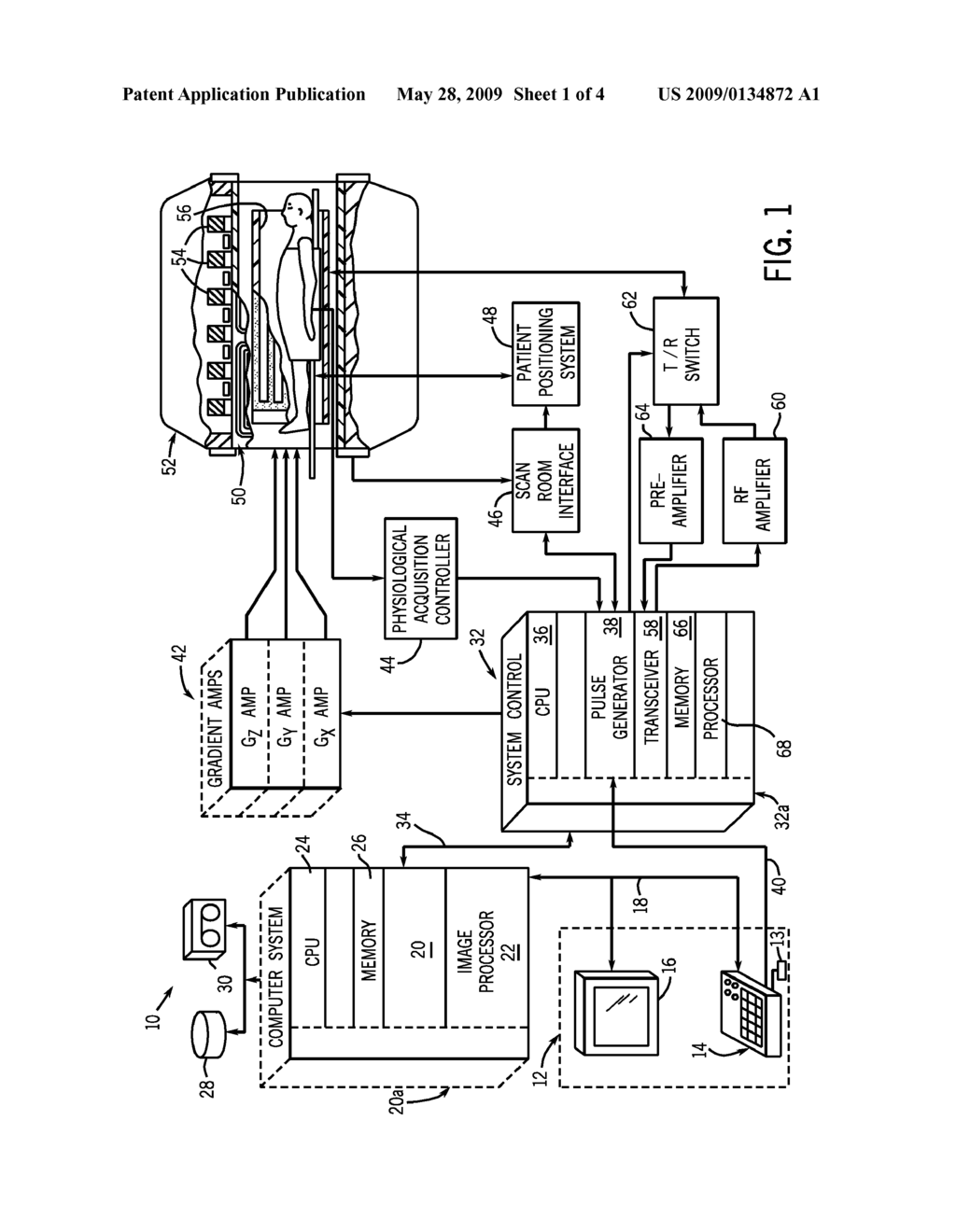 METHOD AND APPARATUS OF MULTI-COIL MR IMAGING WITH HYBRID SPACE CALIBRATION - diagram, schematic, and image 02