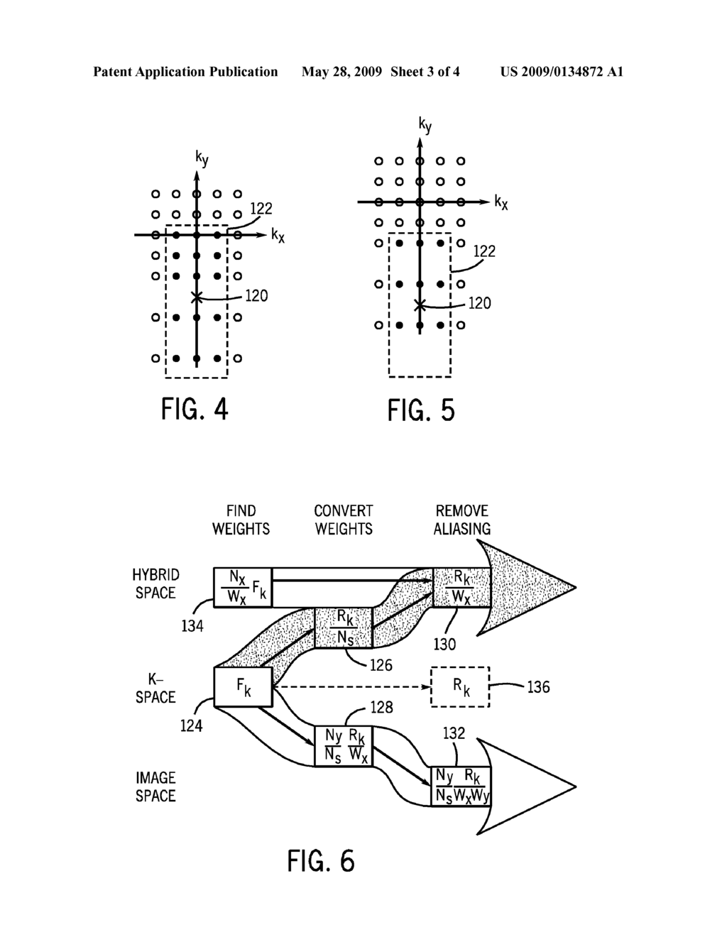 METHOD AND APPARATUS OF MULTI-COIL MR IMAGING WITH HYBRID SPACE CALIBRATION - diagram, schematic, and image 04