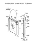 PLIABLE MATERIAL TAG USING A LANYARD OR A PORTION OF A GARMENT diagram and image