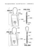 PLIABLE MATERIAL TAG USING A LANYARD OR A PORTION OF A GARMENT diagram and image